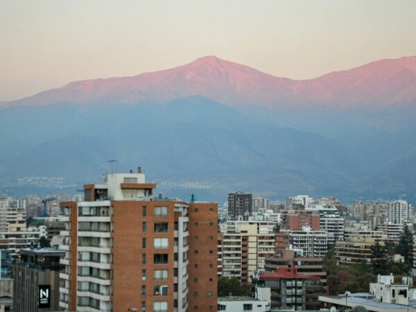 Santiago de Chile and the Andes
