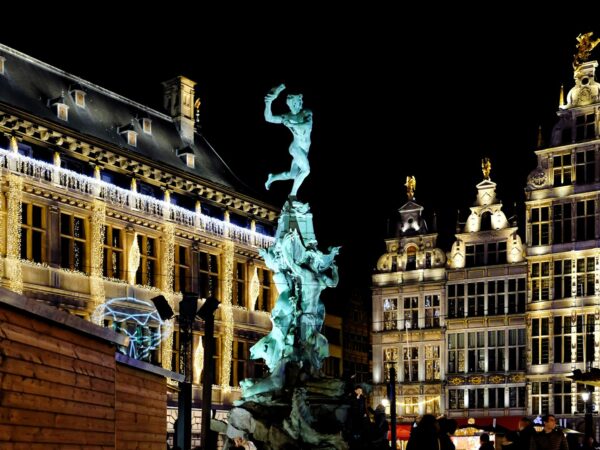 Grote Markt at night, Antwerp